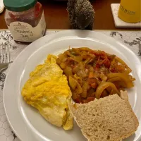 2025/6/21   自家製サワドウパンとピペラーダ　Homemade Sourdough Bread and Piperada|19 Boys & 野鳥さん