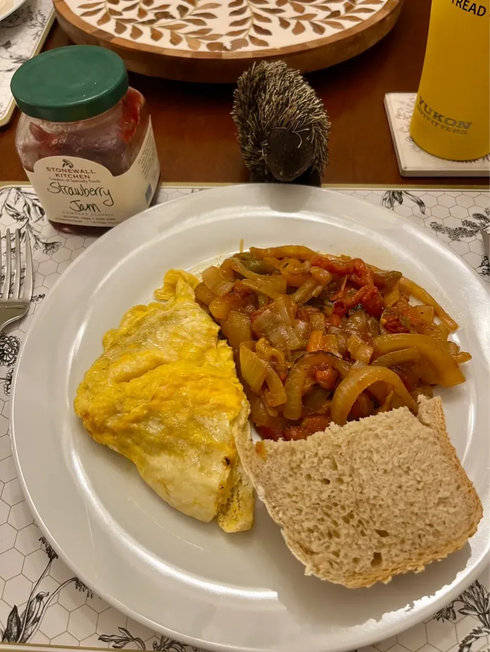 2025/6/21   自家製サワドウパンとピペラーダ　Homemade Sourdough Bread and Piperada|19 Boys & 野鳥さん