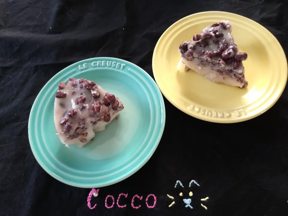 6月30日に食べたらよいらしい水無月を
レンチンで簡単に作ってみた✨|cocco+さん