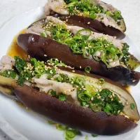 茄子の豚バラ挟み🍻|こぅさん