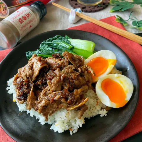 「五香塩」を使ってみたSnapdishの料理・レシピ写真:魯肉飯　ルーローハン