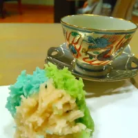 玉翠にあう生菓子🍵|さくらんぼさん
