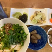 長芋納豆オクラのネバネバ丼| なつこいっきママさん