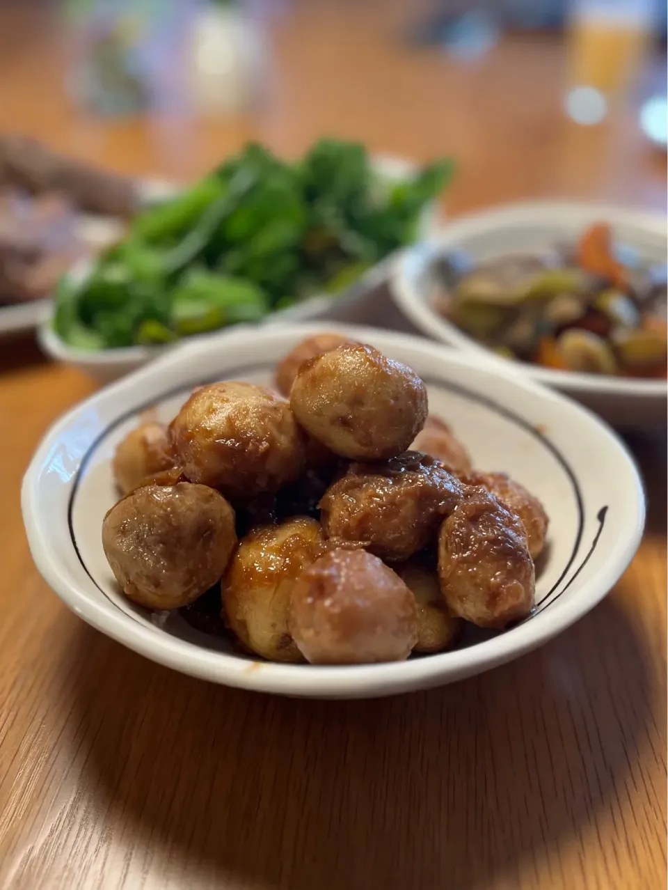 6/22の夕食　小芋の味噌煮|yoneさん