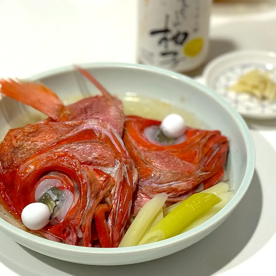 金目鯛の頭酒蒸し|ヨシュアさん