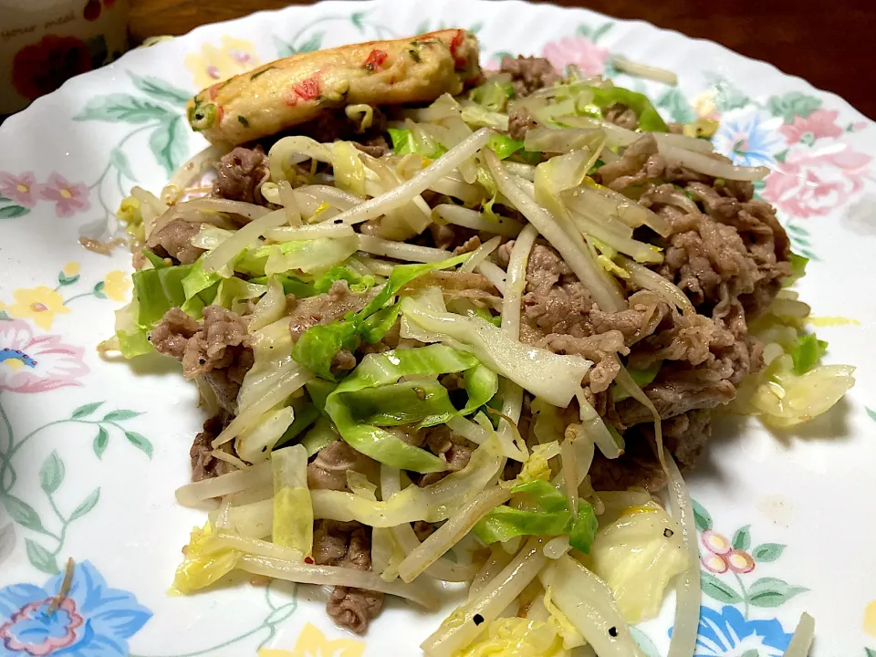野菜炒め|はっちぃさん