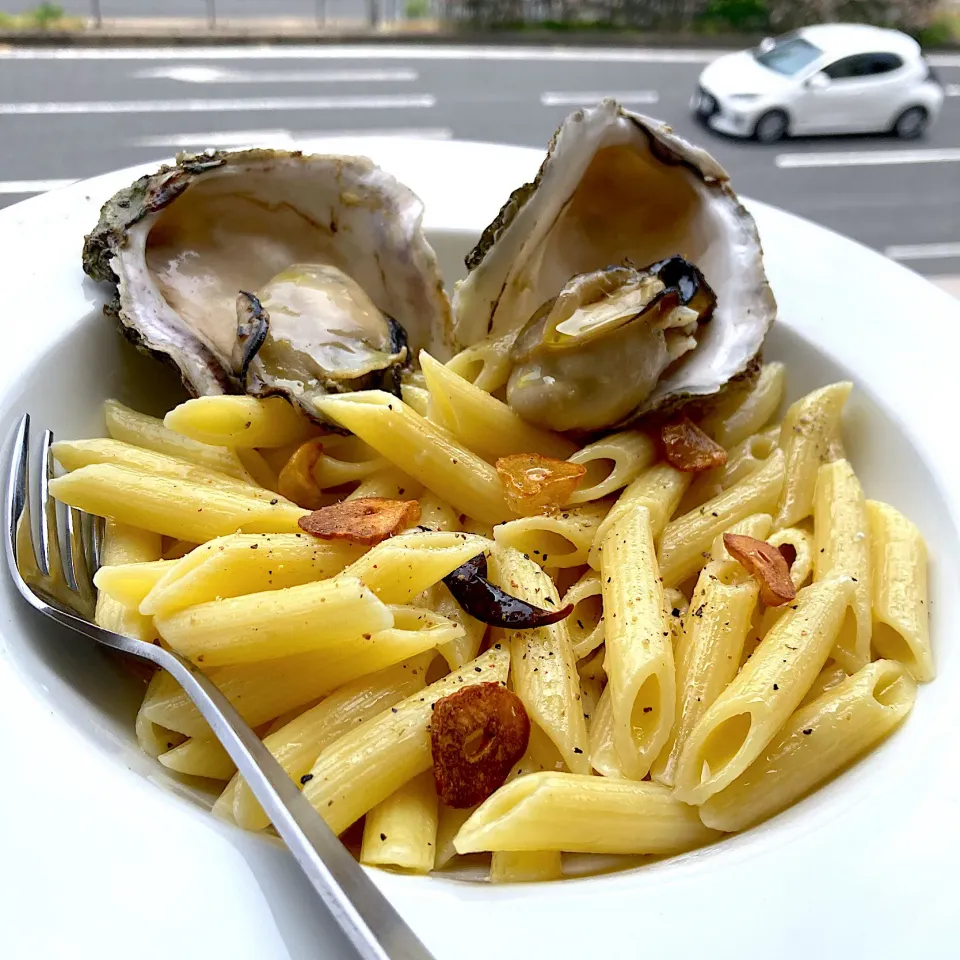 岩牡蠣のせペンネ|Kさん