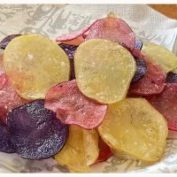 アッチさんの料理 カラフルポテトチップス