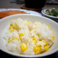 6/23 とうもろこしご飯🌽|あーるさん
