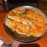 イカとニラのチヂミ|ちゃみこさん