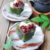 抹茶のゼリー