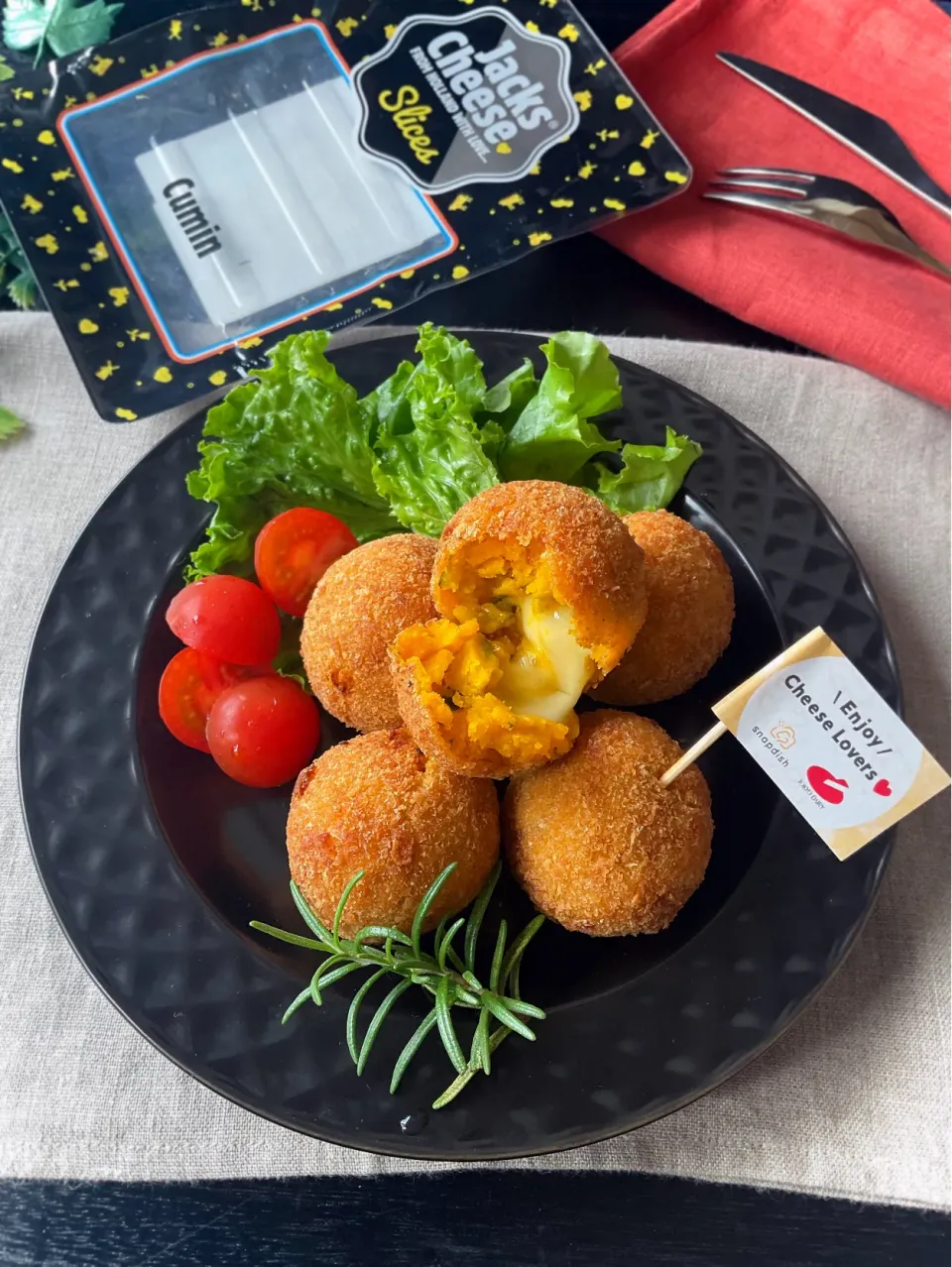 ジャックスライスゴーダクミンdeカボチャコロッケ|スイーツポテトさん