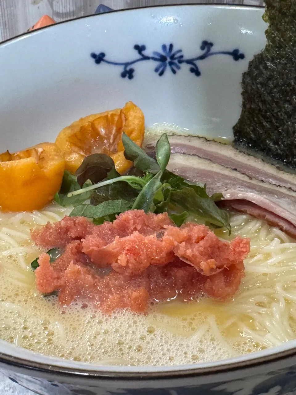 冷やし明太玉そうめん🍊|🐧ペンギン2さん