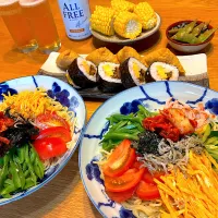 今夜のノンアルデーは冷やし中華で|じゅんさんさん