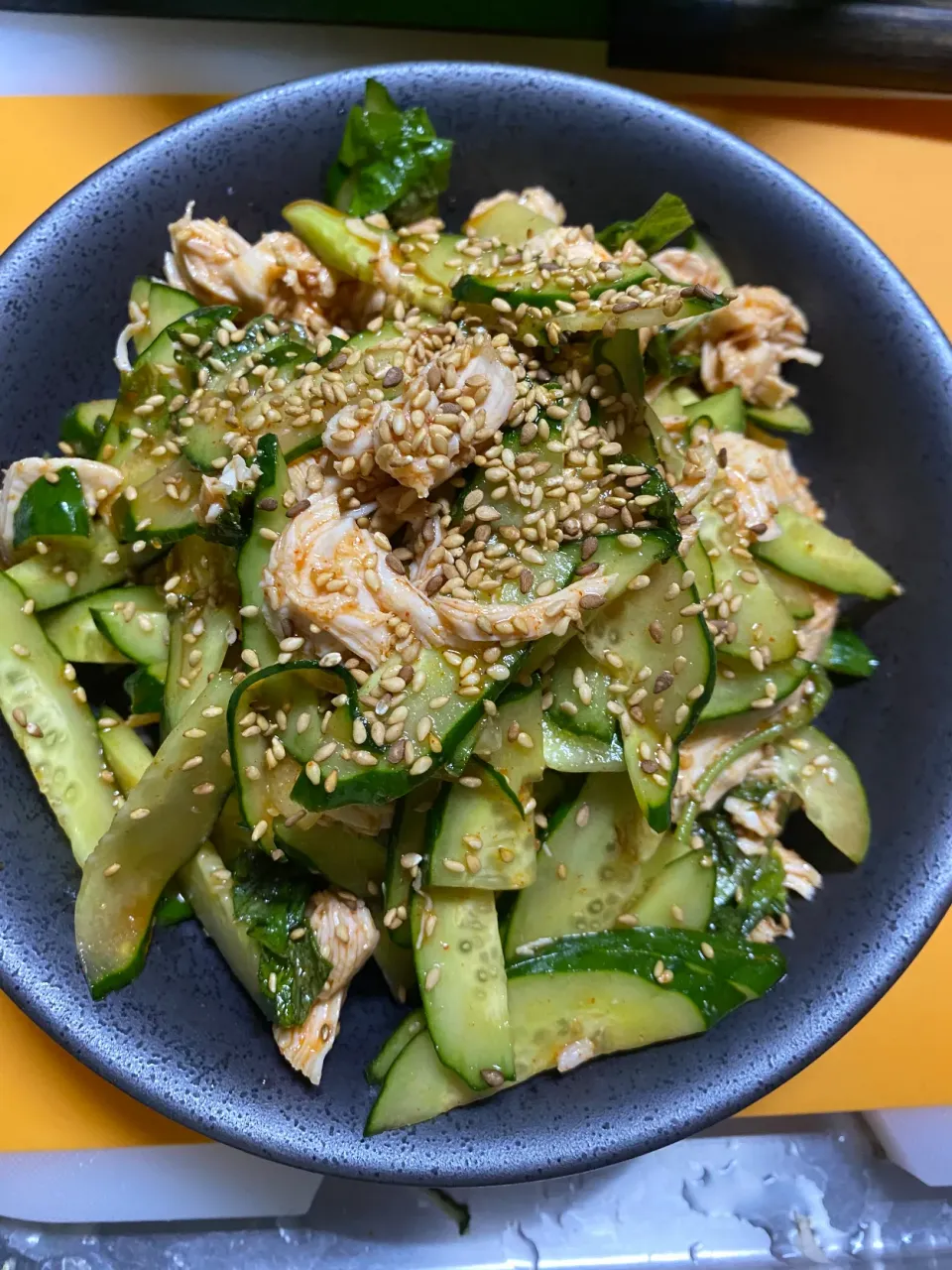 ササミときゅうりのピリ辛サラダ|よーこさん