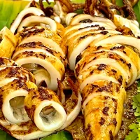 Indonesia style BBQ squid 🦑|B&Bさん