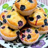 2025/06/23 Banana and blueberry muffin|Blueberry🫐さん