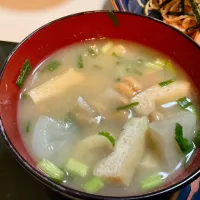 カブ、お揚げさん、納豆のお味噌汁|Takeshi  Nagakiさん