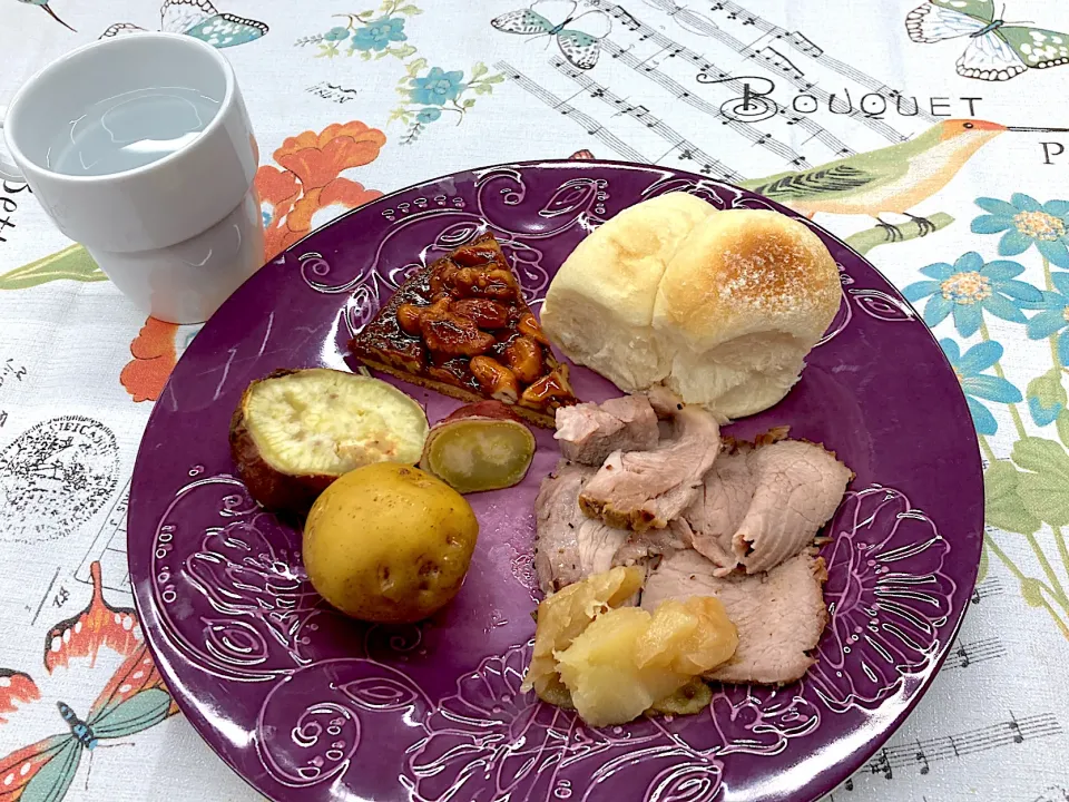 アップルポークandミルクパンandナッツタルト|yukko87cafeさん