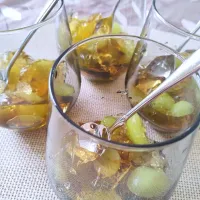 Apple jelly with grapes アップルグレープゼリー|Reiko Momさん