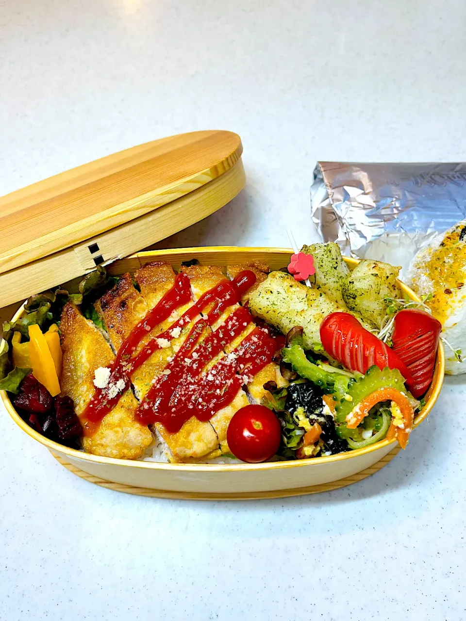 豚ロース厚切りピカタ弁当|nnnnn’koさん