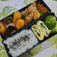 チーズ紫蘇巻卵焼きお弁当です✨