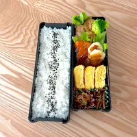 ハニーマスタードチキン＆鮭の照り焼き弁当🍱|nonoさん