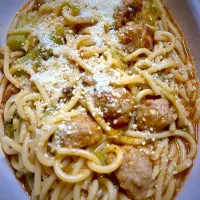 ミートボールのスパゲティ🍝| すくらんぶるえっぐさん