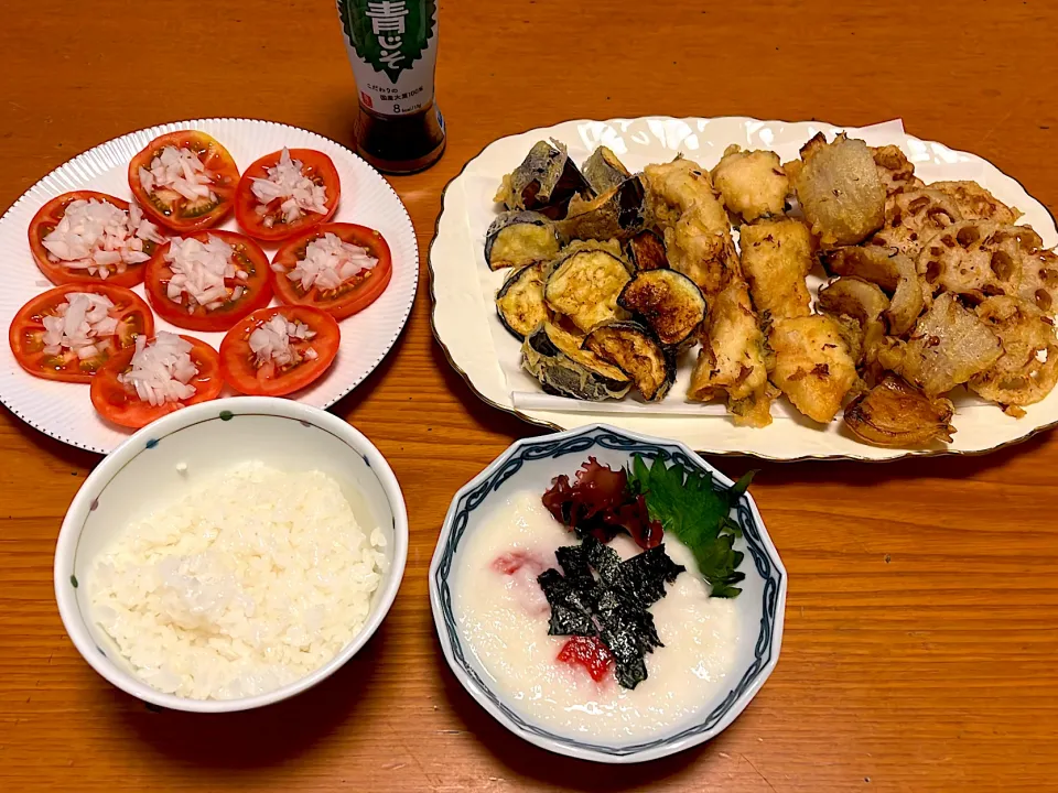 てんぷら&鮪山かけ|マイさん