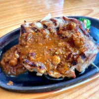 チリビーンズグリルチキン、サラダバーセット