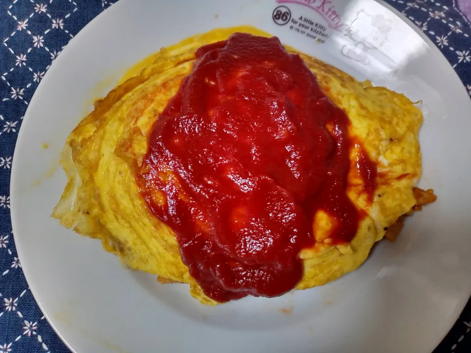 チーズinオムライス|よっちびやばんぶーさん