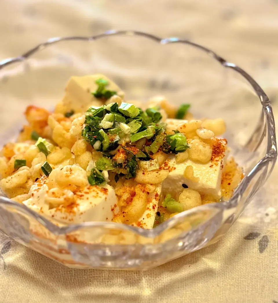 イカ天かす冷やっこ|Goroさん