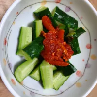 柿の種ラー油|うまゆにさん