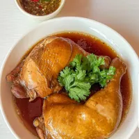 Braised Chicken in Fish Sauce w/ Spicy Dipping Sauce aka Gai Tom Nam Pla (ไก่ต้มน้ำปลา) 🐔🤤|An'leeさん
