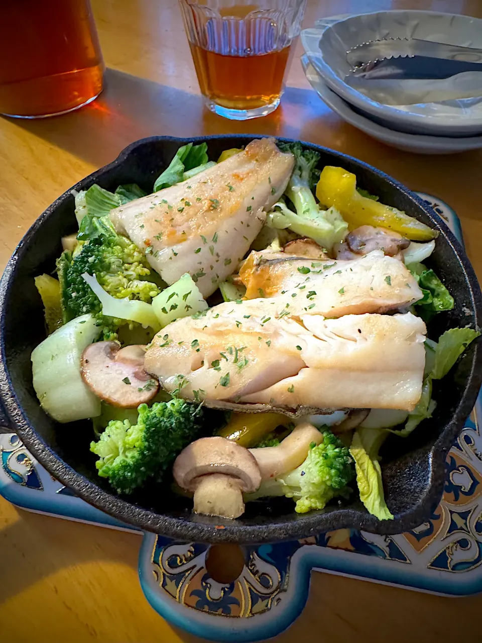 ホッケとブロッコリーのアヒージョ|さらっと🍀さん