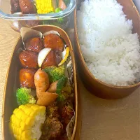息子弁当と私弁当。|マイさん
