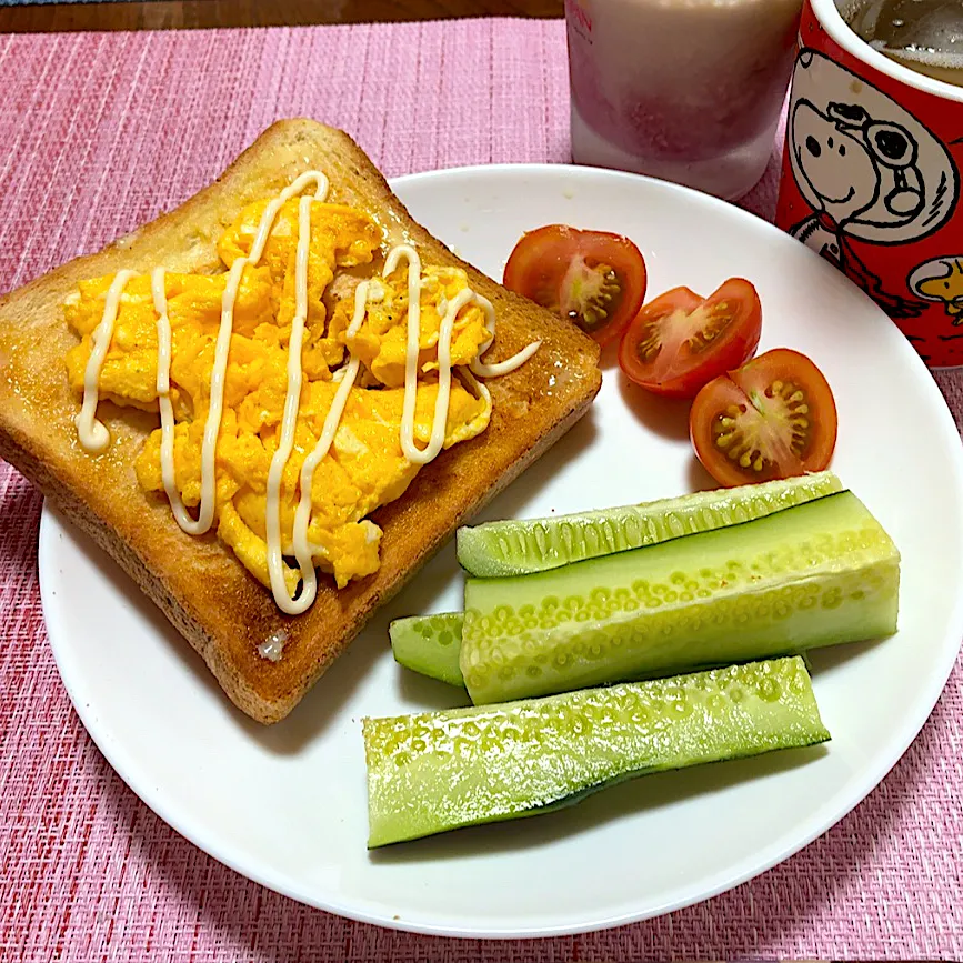 炒り卵トースト|akkoさん