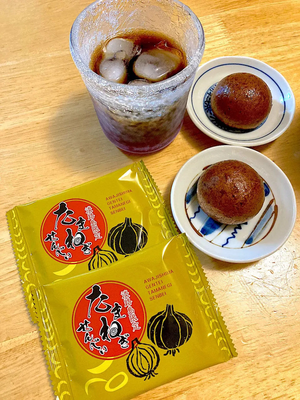 かりんと饅頭、たまねぎ煎餅。。。兵庫土産かぶり。|さくたえさん