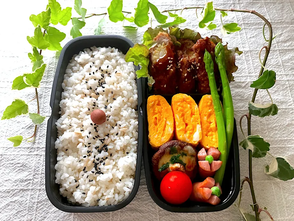 ＊パパのお弁当🍱＊ヤングコーンの肉巻きフライ🌽＊|＊抹茶＊さん