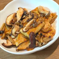 豆腐ステーキwithきのこ|あぼちさん