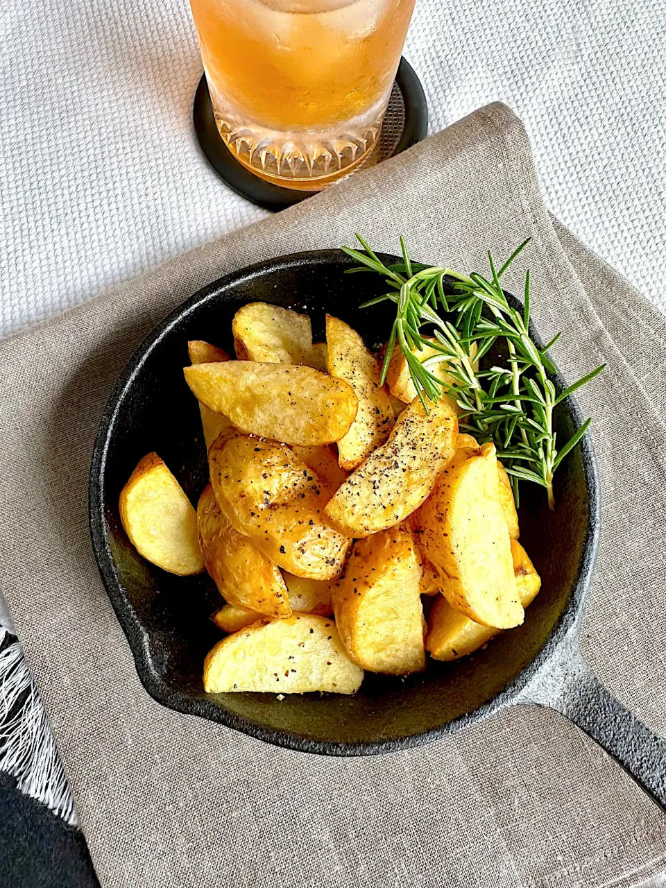 糠漬けじゃがいも🥔フライドポテト|カモミールさん