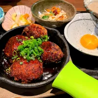 鶏つくね団子鉄板焼き（一汁三菜定食）|こいちさん