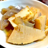 こんにゃくと厚揚げの煮物