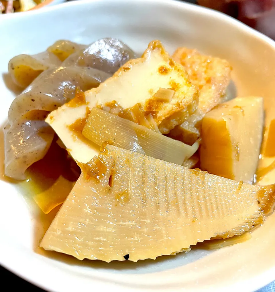 こんにゃくと厚揚げの煮物|DKさん