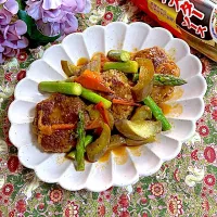 ハンバーグトマト煮🍅|ringonamaさん