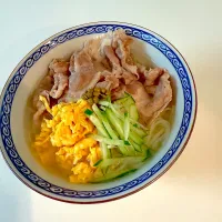 冷製鳥塩だしそうめん　青山椒オイルがけ|プクママさん