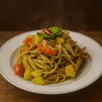ペストジェノベーゼ|ご飯がススムくんさん