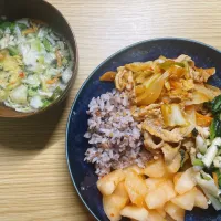 韓国の学食風ワンプレート