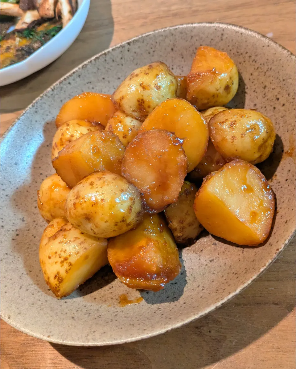 新じゃがの照り煮|あぼちさん