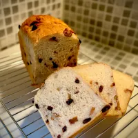 米粉の湯だね食パン(くるみとレーズン)|白のパンダさん